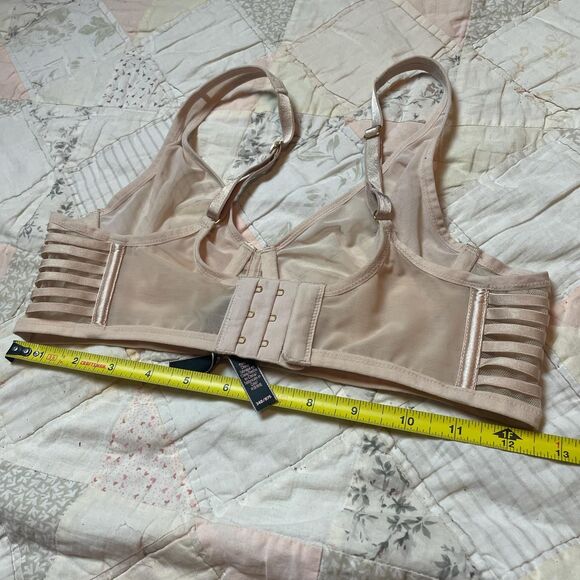victoria’s secret unlined plunge bra size 34b pale nude pink - Picture 3 of 6